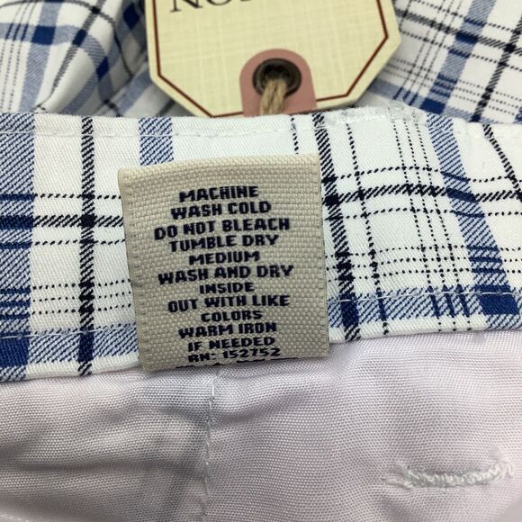 Hudson & Barrow Mens Plaid Chino Shorts Size 30 (Actual 32) NWT - Picture 13 of 13